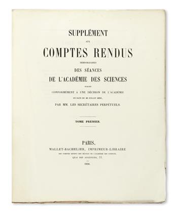 BERNARD, CLAUDE.  Mémoire sur le Pancréas et sur le Role du Suc Pancréatique dans les Phénomènes Digestifs.  1856